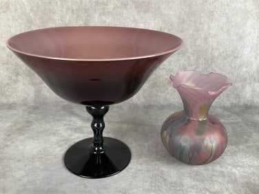 Shades of Amethyst Art Glass