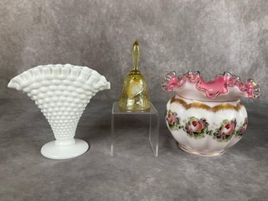 Hand Painted Fenton Glassware