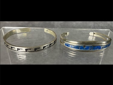 Native American Silver Cuff Bracelets