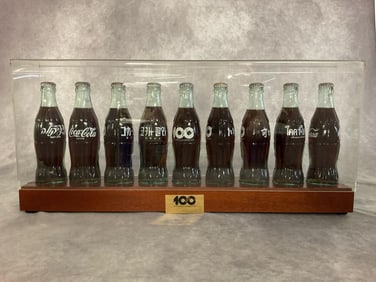 1986 Coca-Cola 100th Centennial Celebration International Bottle Set