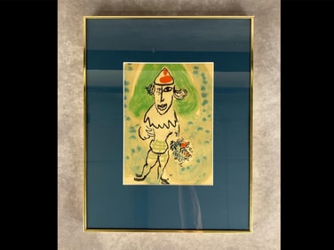 Chagall Lithograph Framed