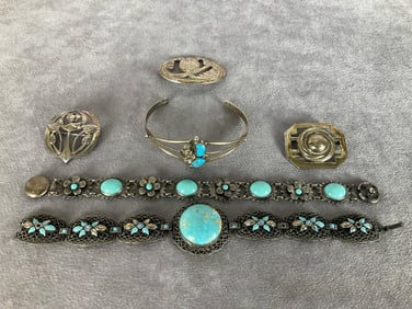 Sterling Brooches & More