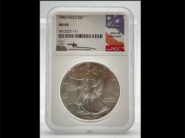 1986 Eagle $1 Silver Dollar