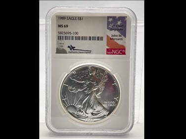 1989 Eagle $1 Silver Dollar