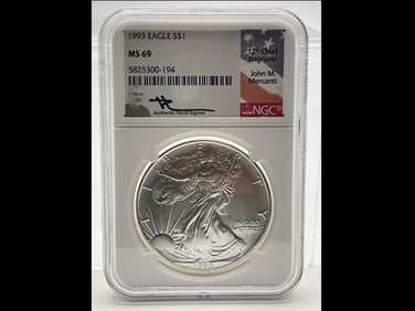 1993 Eagle $1 Silver Dollar