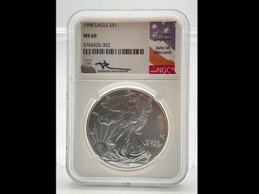 1998 Eagle $1 Silver Dollar