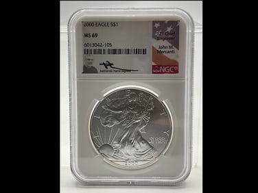 2000 Eagle $1 Silver Dollar