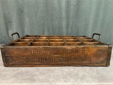 German Renner Brewery Bottle Crate