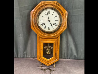 Schoolhouse Regulator Wall Clock
