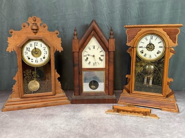 Gingerbread & Ogee Mantel Clocks
