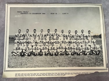 1958 Dublin Dukes Team Photograph