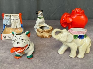 Erphila Germany Elephant Cigarette Holder & More