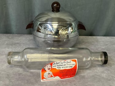 Penguin Ice Bucket & Glass Rolling Pin