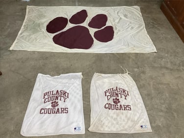 Pulaski Cougar Football Game Flag
