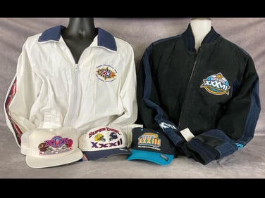 Super Bowl Jackets and Caps