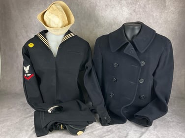 WW II U.S. Navy Uniform and Coat