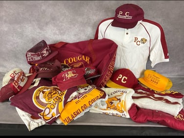 Pulaski County and Cougar Football Clothing Lot