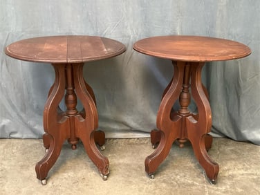 Victorian Mahogany Side Tables