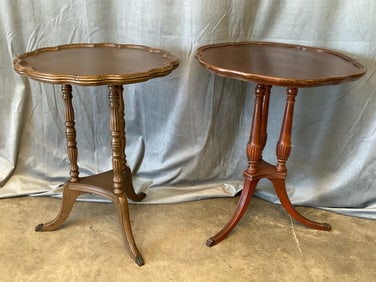 Pie Crust Edge Tea Tables