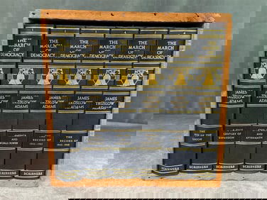 1940s Scribner's March of Democracy Books