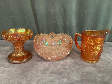 Carnival Glass Pieces