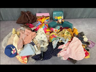 Large Lot of Barbie Clothes and Accessories