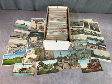 Lot of Approximately 700 Postcards