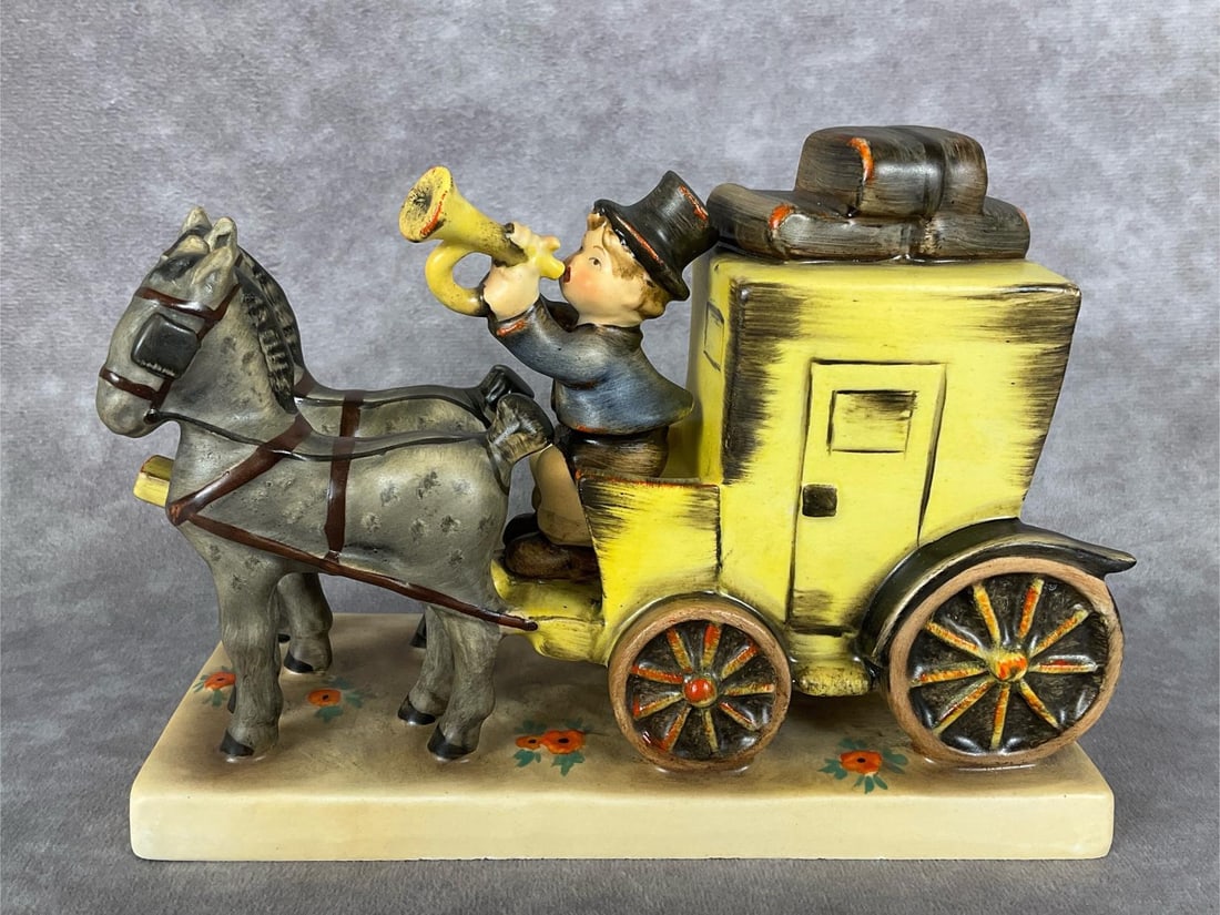 The Mail Is Here TMK 2: Hum 226 with stamped full bee. 4.5 inches tall. Good condition.
