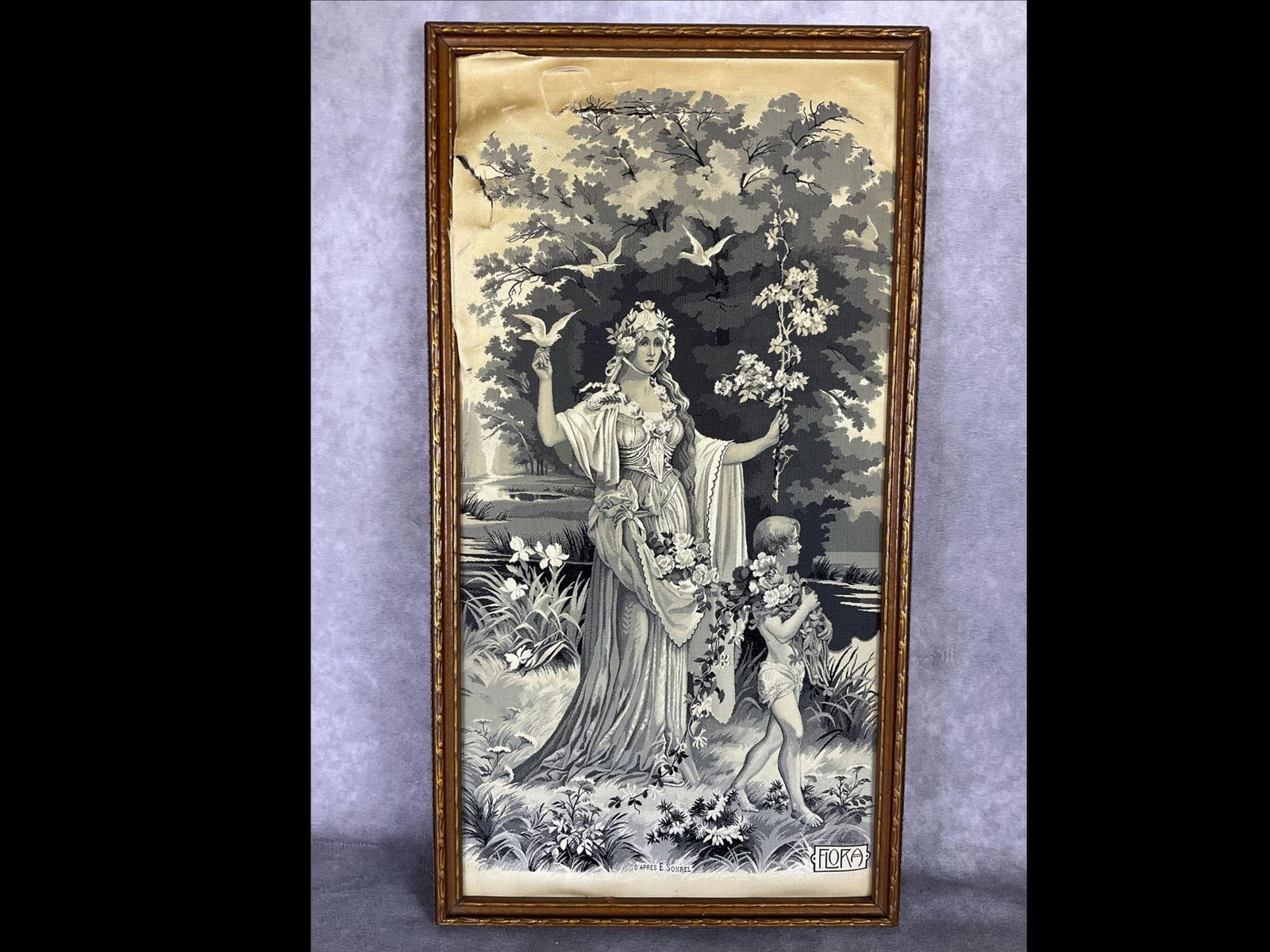 Woven Silk Flora Stevengraph (1 of 8)