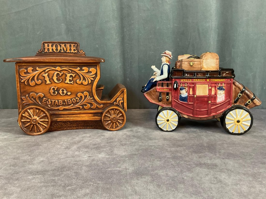 Wells Fargo & Ice Truck Cookie Jars (1 of 12)