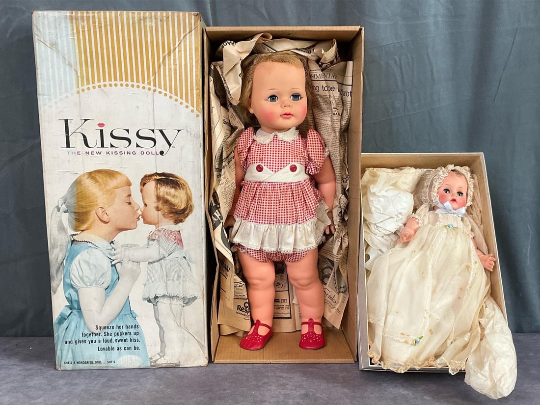 Ideal Kissy Doll in Box & Madam Alexander Doll (1 of 11)