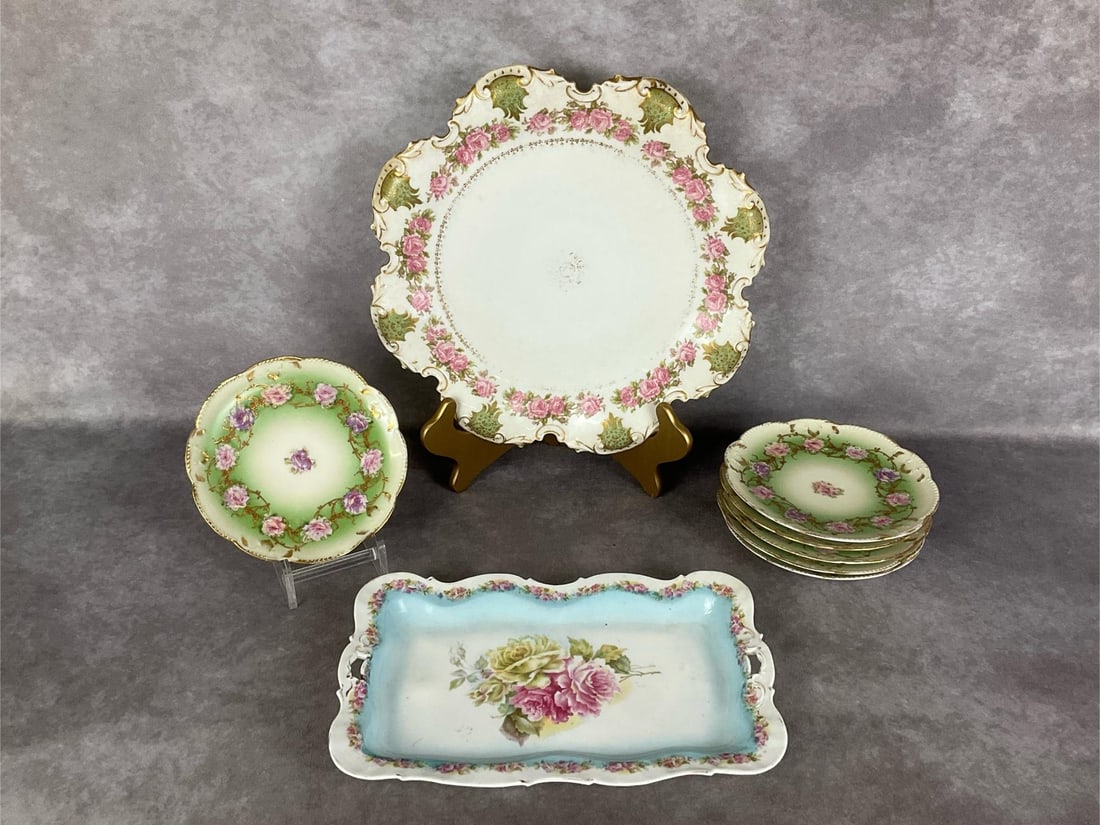 Limoges Rose Plates (1 of 15)