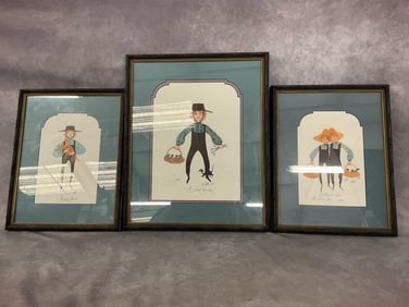 P. Buckley Moss Print Trio