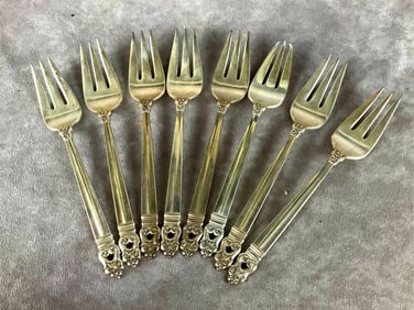 International Sterling Royal Danish Silver Fish Forks