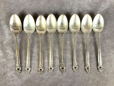 International Sterling Royal Danish Silver Tea Spoons