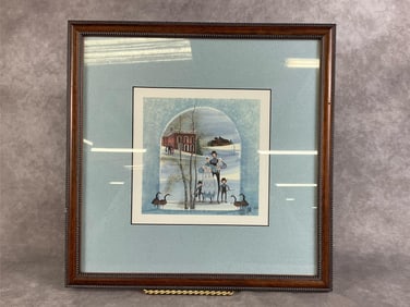 P. Buckley Moss Framed Print