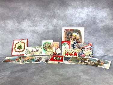 1890's to 1950's Christmas Cards & Post Cards