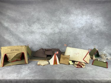 Manoil, Elastion and Homemade Military Tents