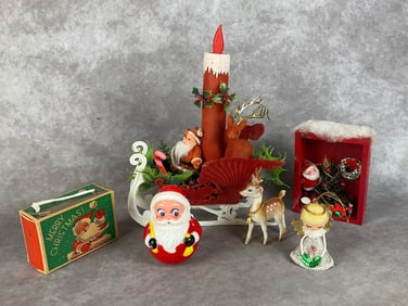 Flocked & Plastic Christmas Variety