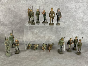 German Lineol & Elastolin Soldiers