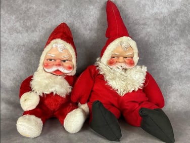 Rubber Face Santas
