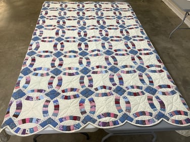 Contemporary Hand Stitched Quilt