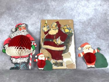 Santa Die Cuts and Honeycombs