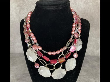 Tres Jolie Three Strand Necklace
