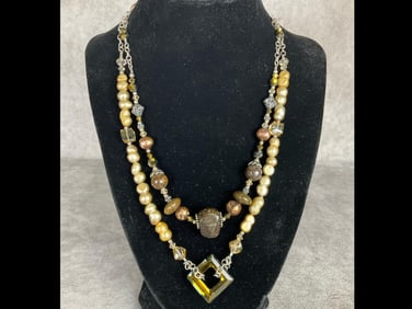 Tres Jolie Two Strand Necklace