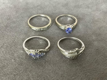 10k White Gold Rings