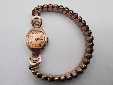 Nicolet 14k Rose Gold Ladies Wristwatch