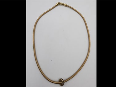 14k Gold Necklace & Charm