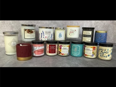 Colonial and Bath and Body Works Gift Candles
