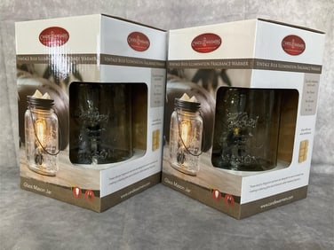 Mason Jar Style Illuminated Candle Warmers